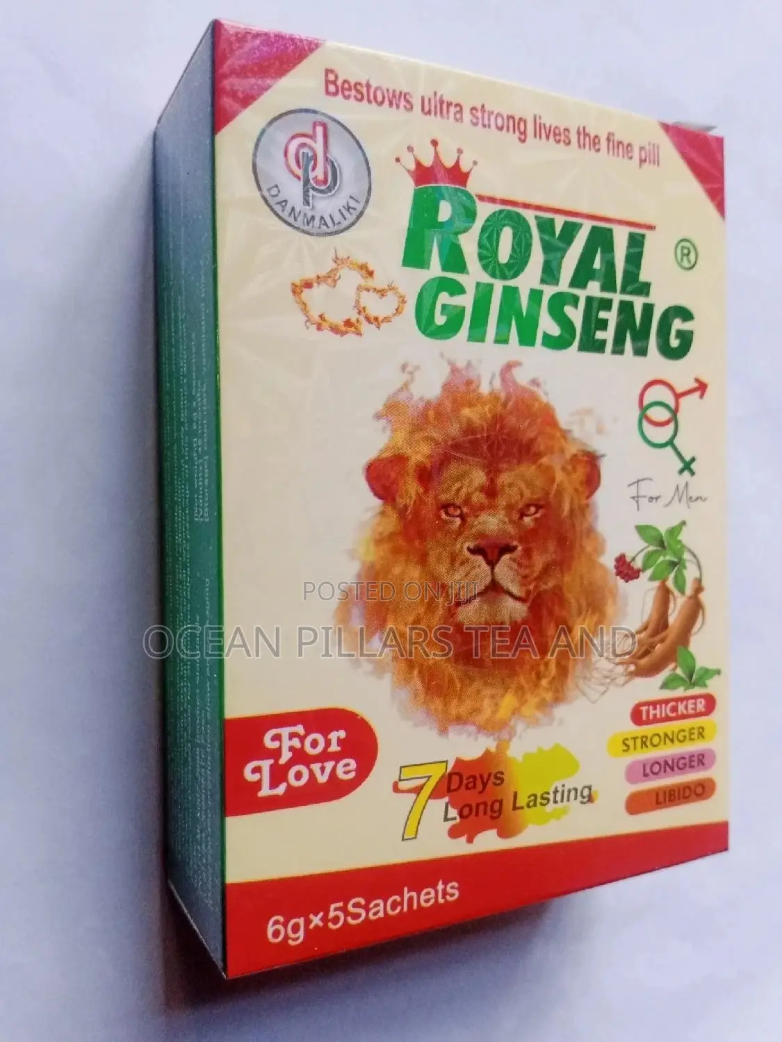 Royal Ginseng Coffee for Men 7 Days Long Lasting