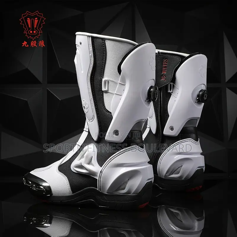 Premium Leather Motorcycle Boots