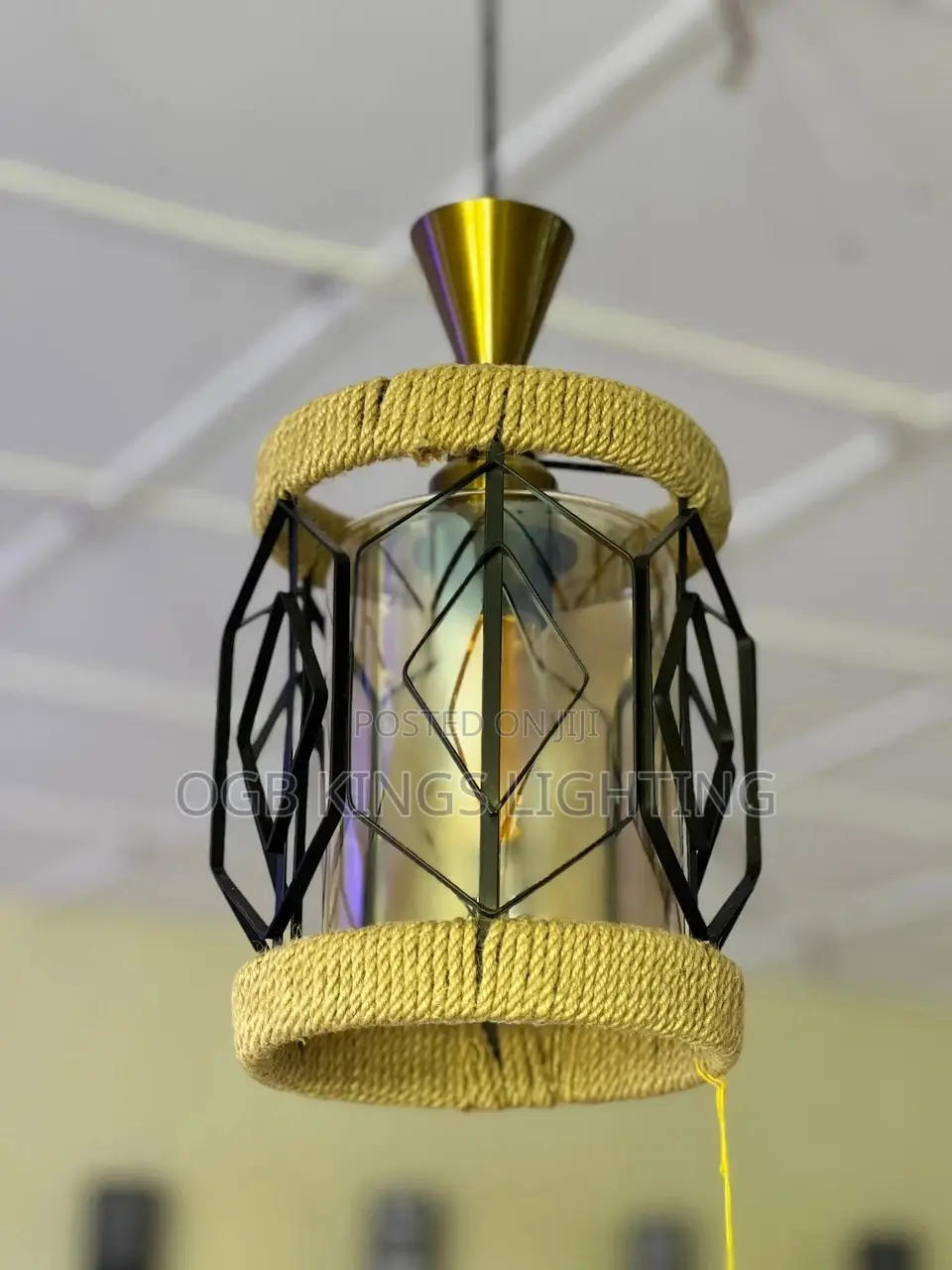 Iron E27 Pendant Light Indoor Dropping Light