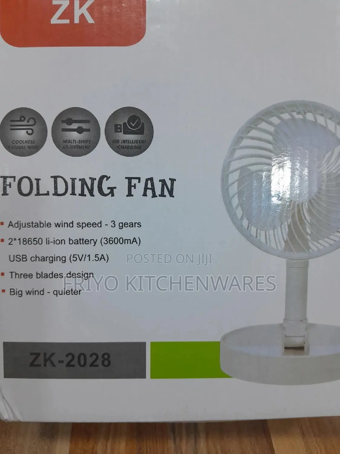 Fordable Standing Fan