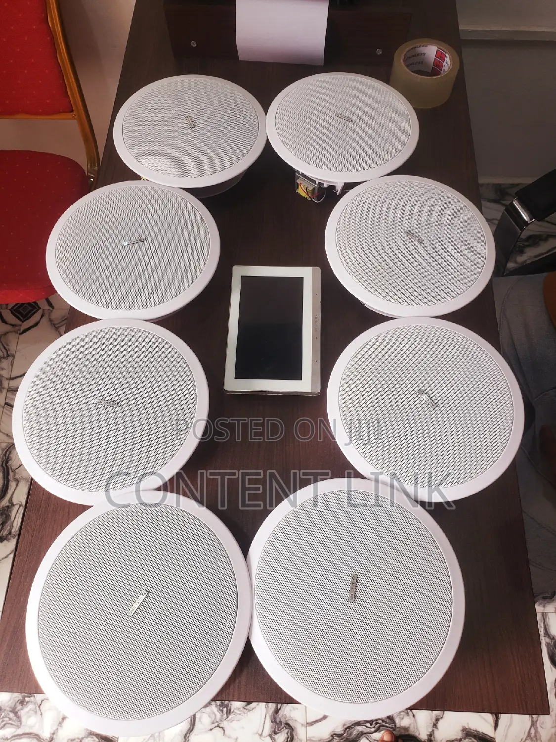 7 Inches Smart Home Keypad Amplifier Ceiling/Pop Speakers