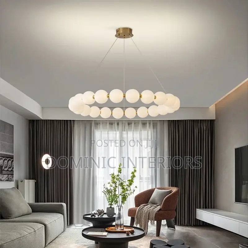 Glass Ball Hanging Lustre Light