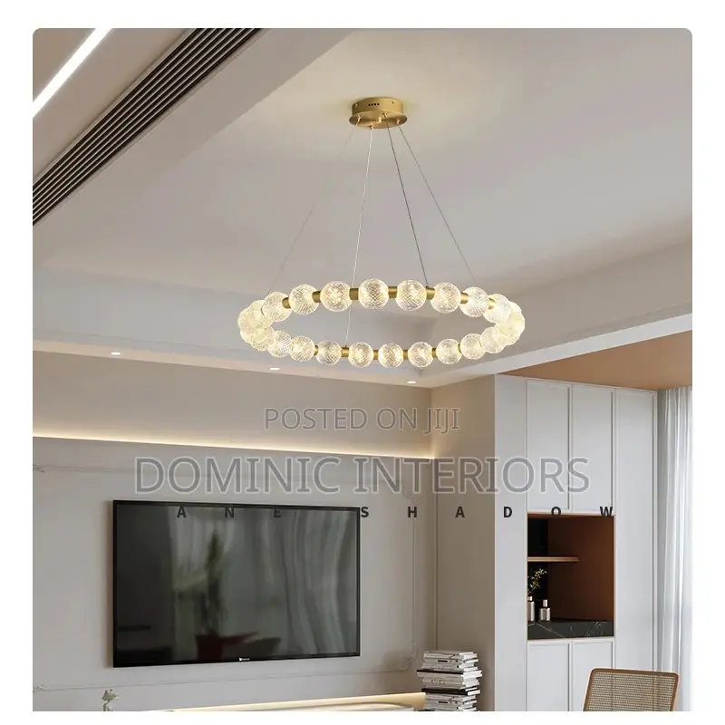 Glass Ball Hanging Lustre Light