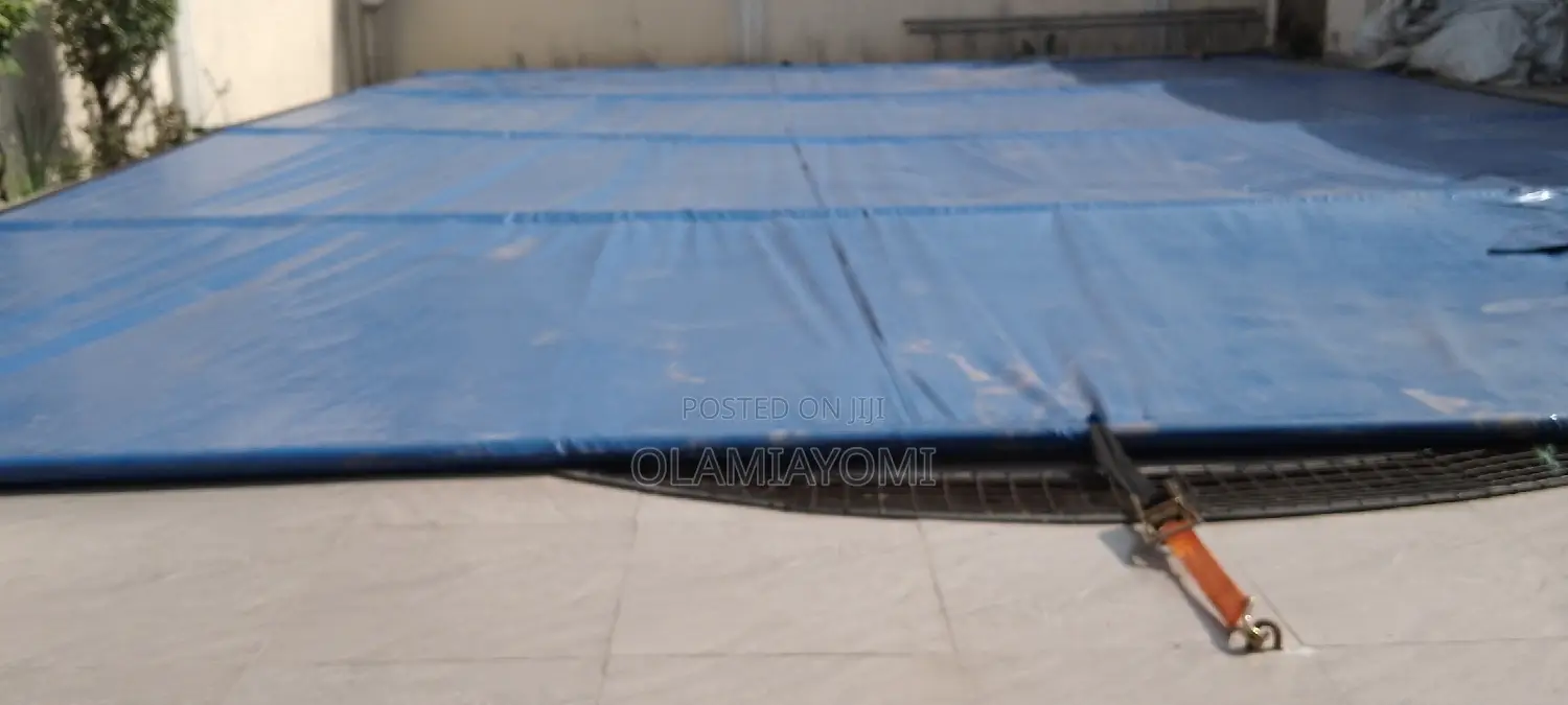 Swimming Pool Cover With Rachet and Iron
