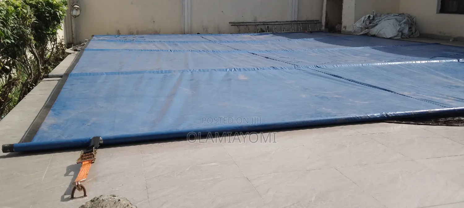 Swimming Pool Cover With Rachet and Iron