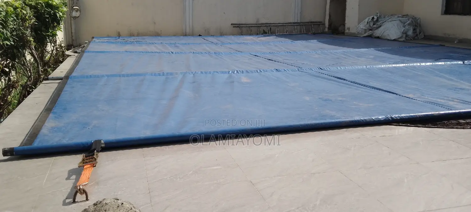 Swimming Pool Cover With Rachet and Iron