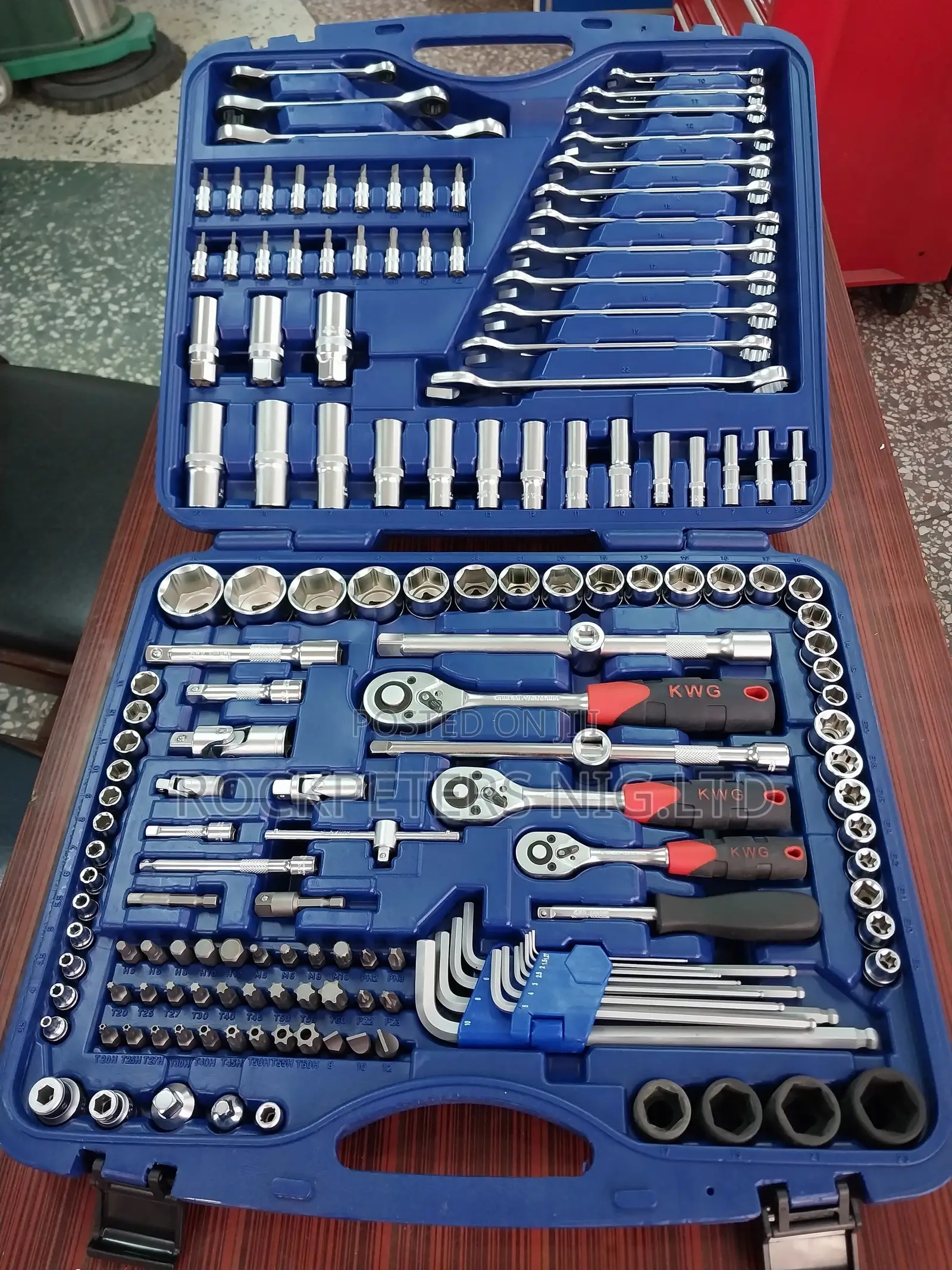 Kwg 34160t 160pcs Combination Dr. Flank Socket Wrench Set
