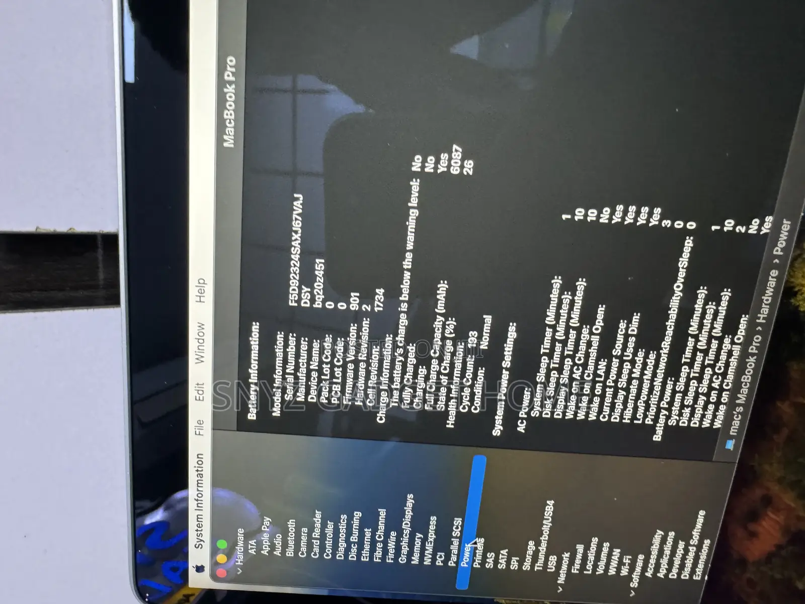 Laptop Apple MacBook Pro 2019 16GB Intel Core i9 SSD 512GB