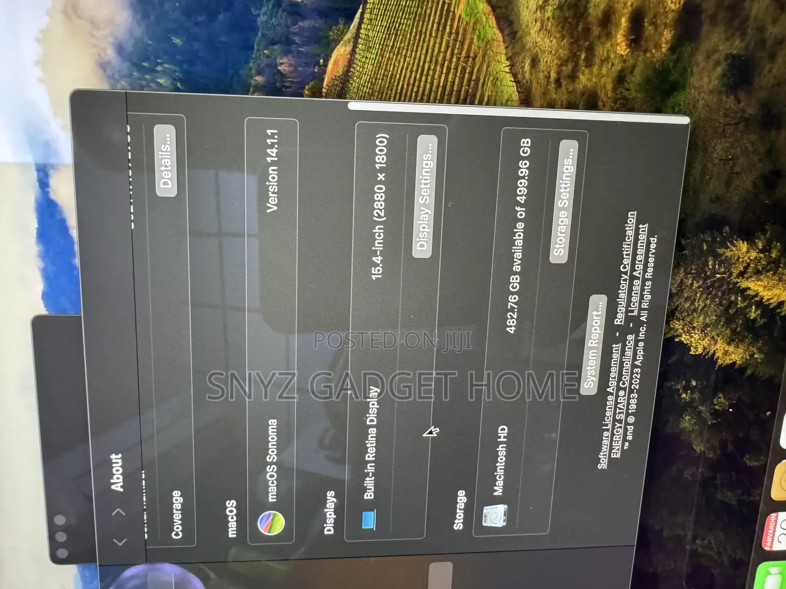Laptop Apple MacBook Pro 2019 16GB Intel Core i9 SSD 512GB