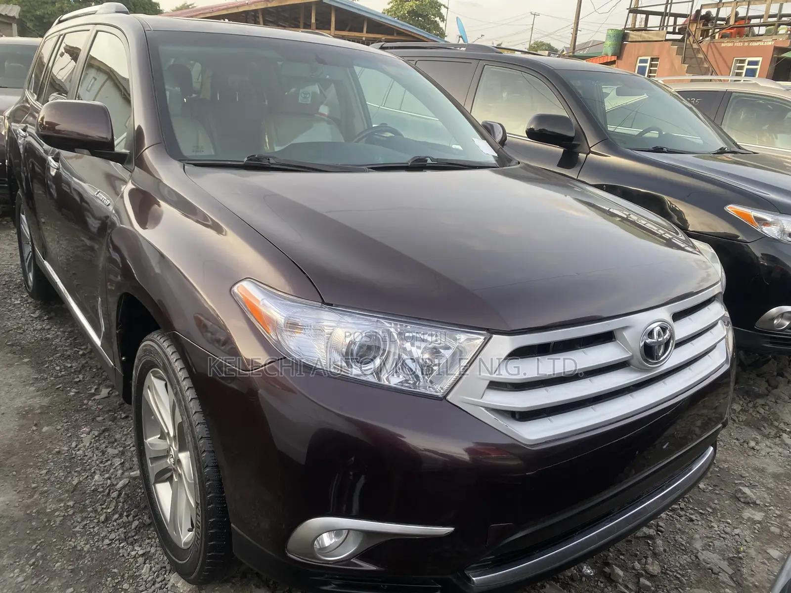 Toyota Highlander Limited 2012 Purple