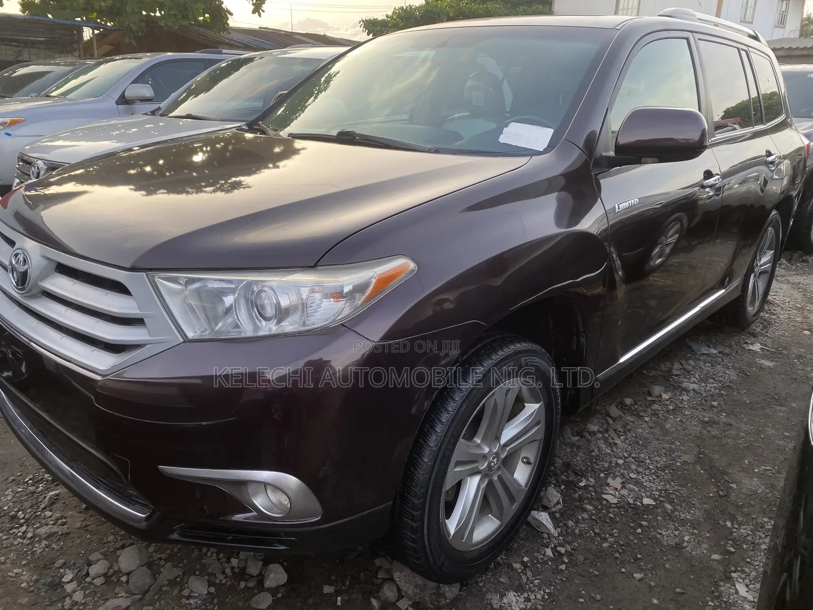 Toyota Highlander Limited 2012 Purple