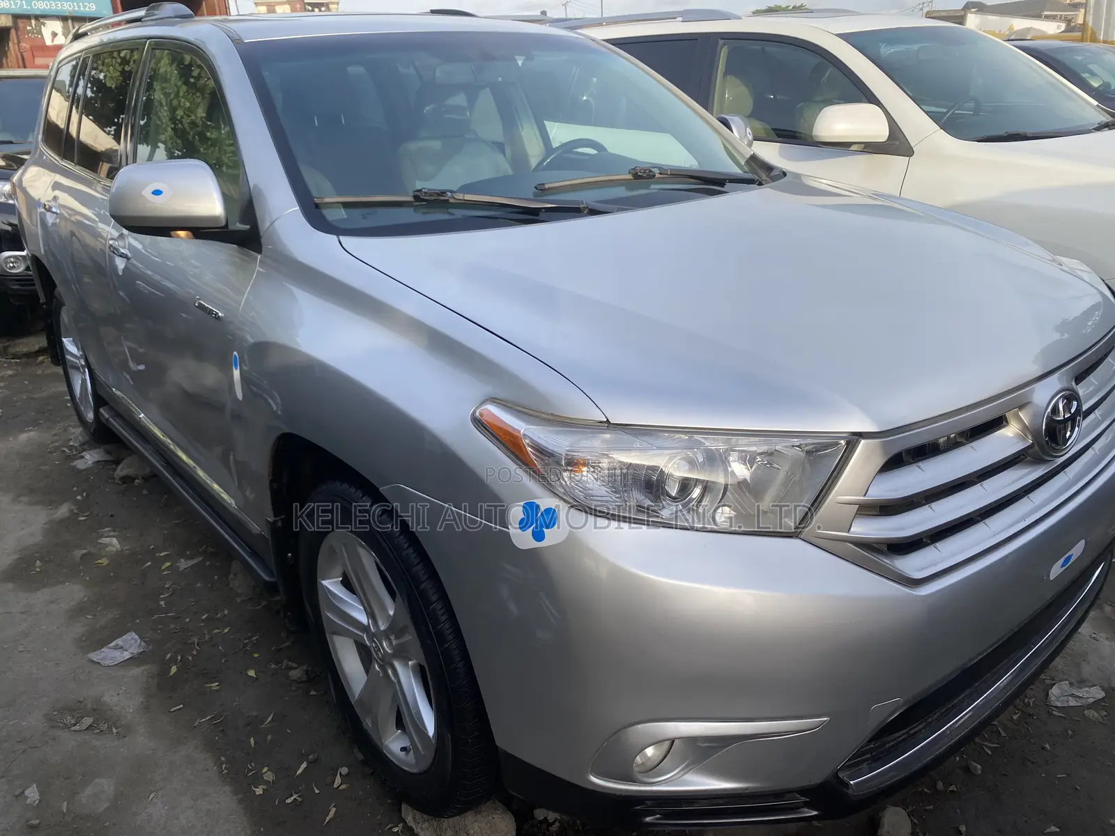 Toyota Highlander Limited 2011 Silver