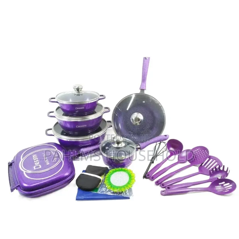 Dessini 23 Pieces Nonstick Die-Cast Cookware Set