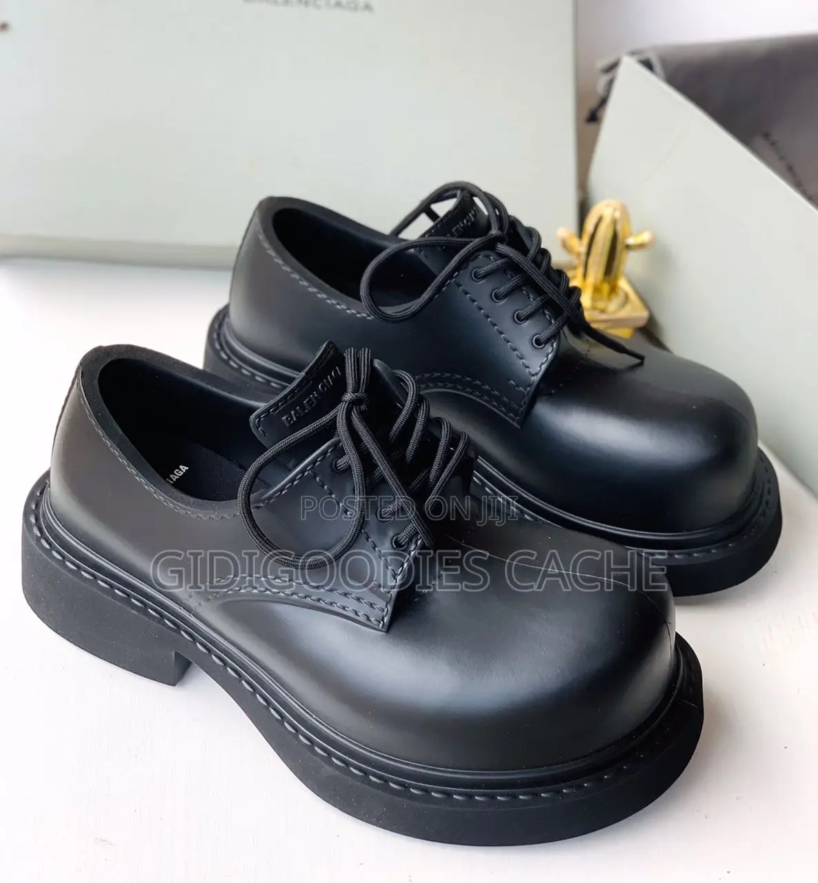 Balenciaga Rubber Derby Shoes