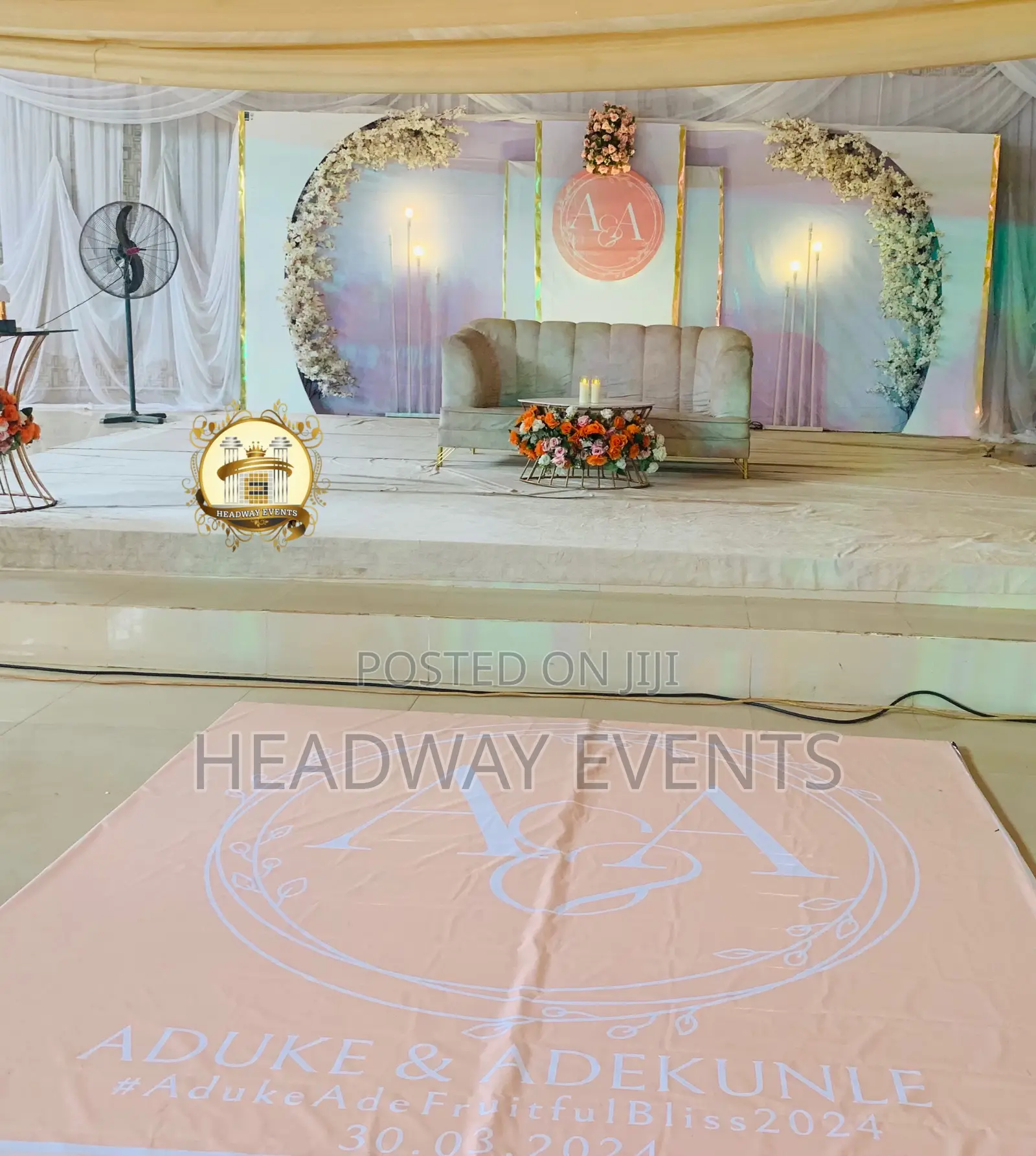 Wedding Decoration in Ikorodu by Headway Events