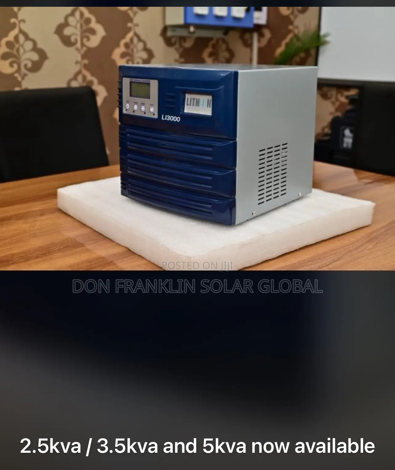 3kva/24v Lithion Pure Sine Wave Solar Inverter