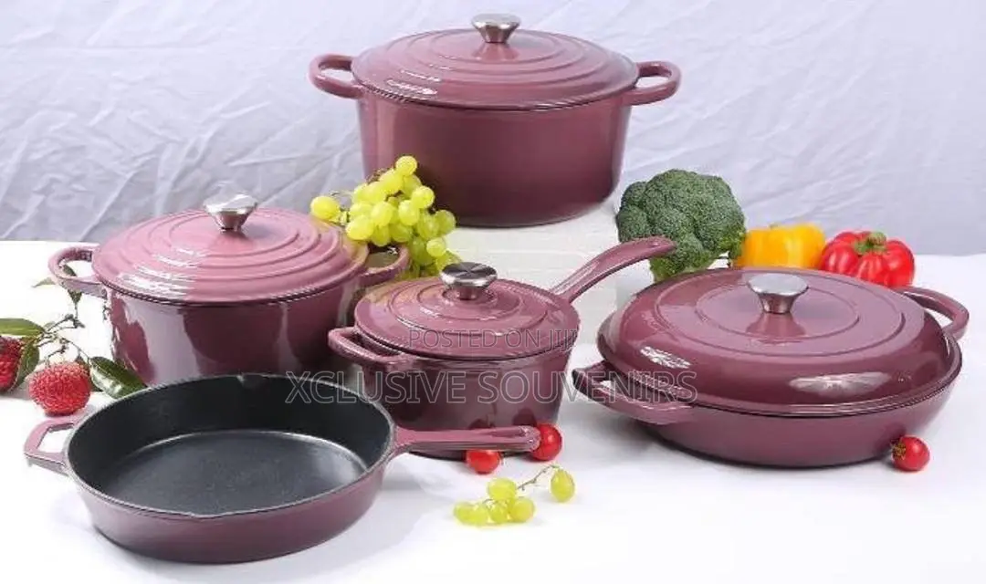 9pcs Enamel Cookware Set