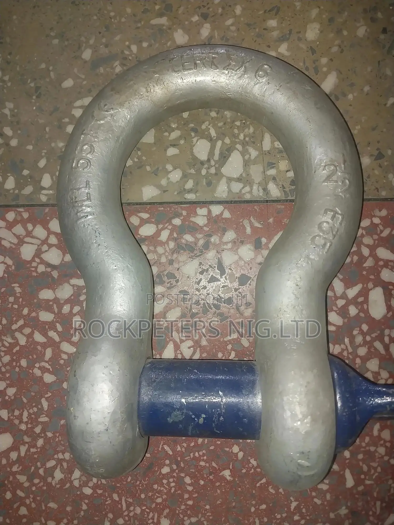 Galvanized 2 1/2" 55ton Working Load Limit Screw Pin Anchor