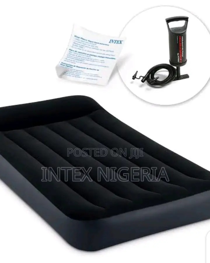 Intex Inflatable Air Bed (39" X 75" X 10") Single Size