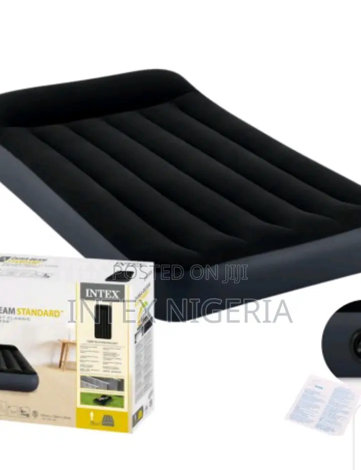 Intex Inflatable Air Bed (39" X 75" X 10") Single Size