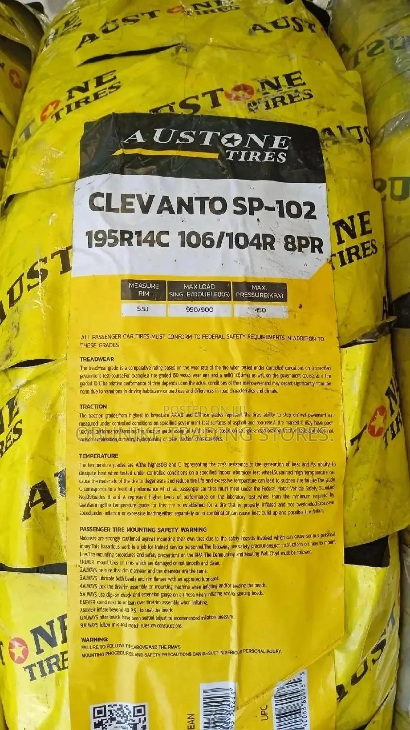 195r14c Austone Tyre