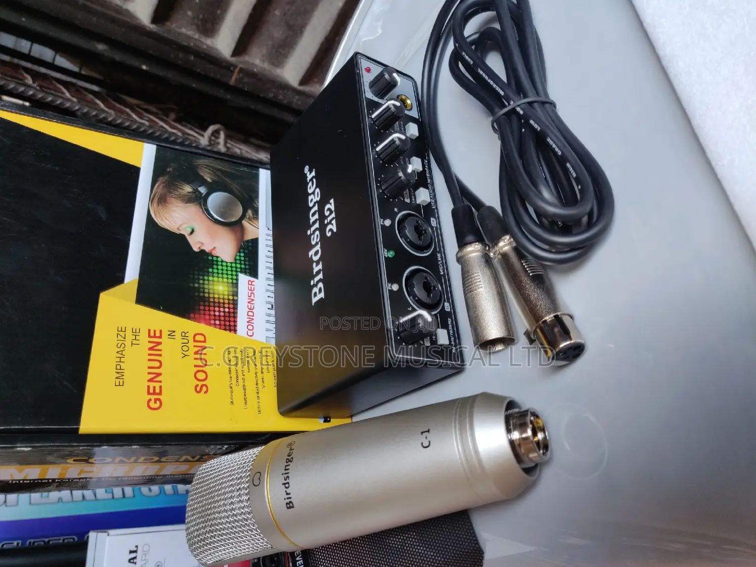 Studio Soundcard Nd Mic C1/2i2 