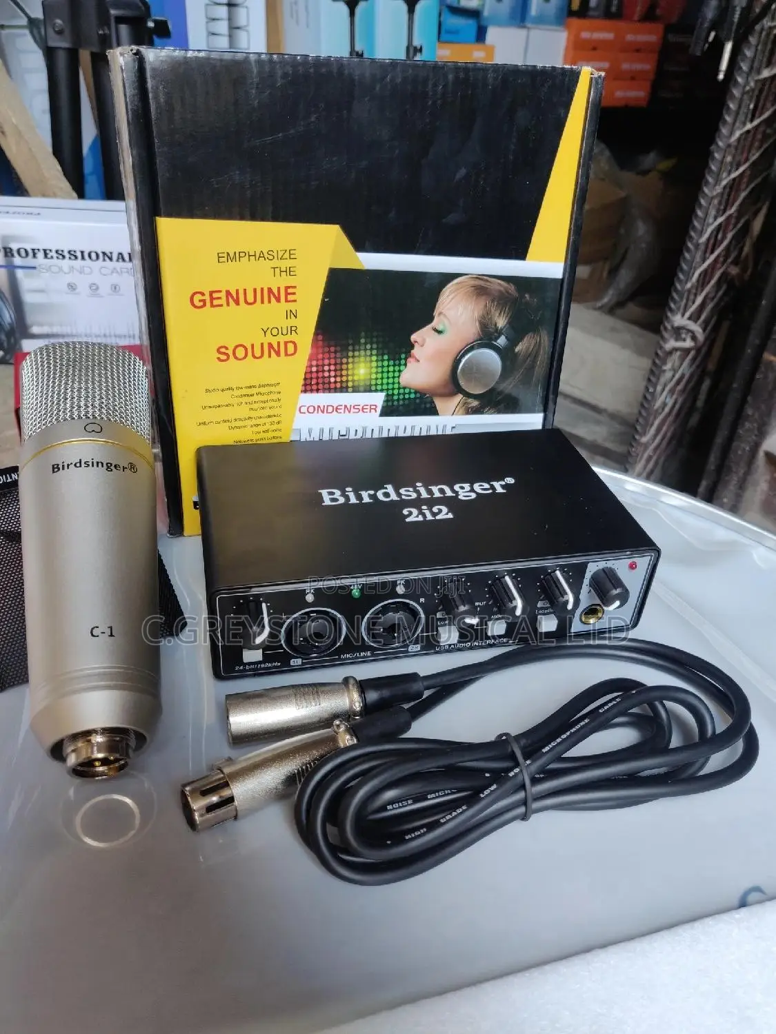 Studio Soundcard Nd Mic C1/2i2 