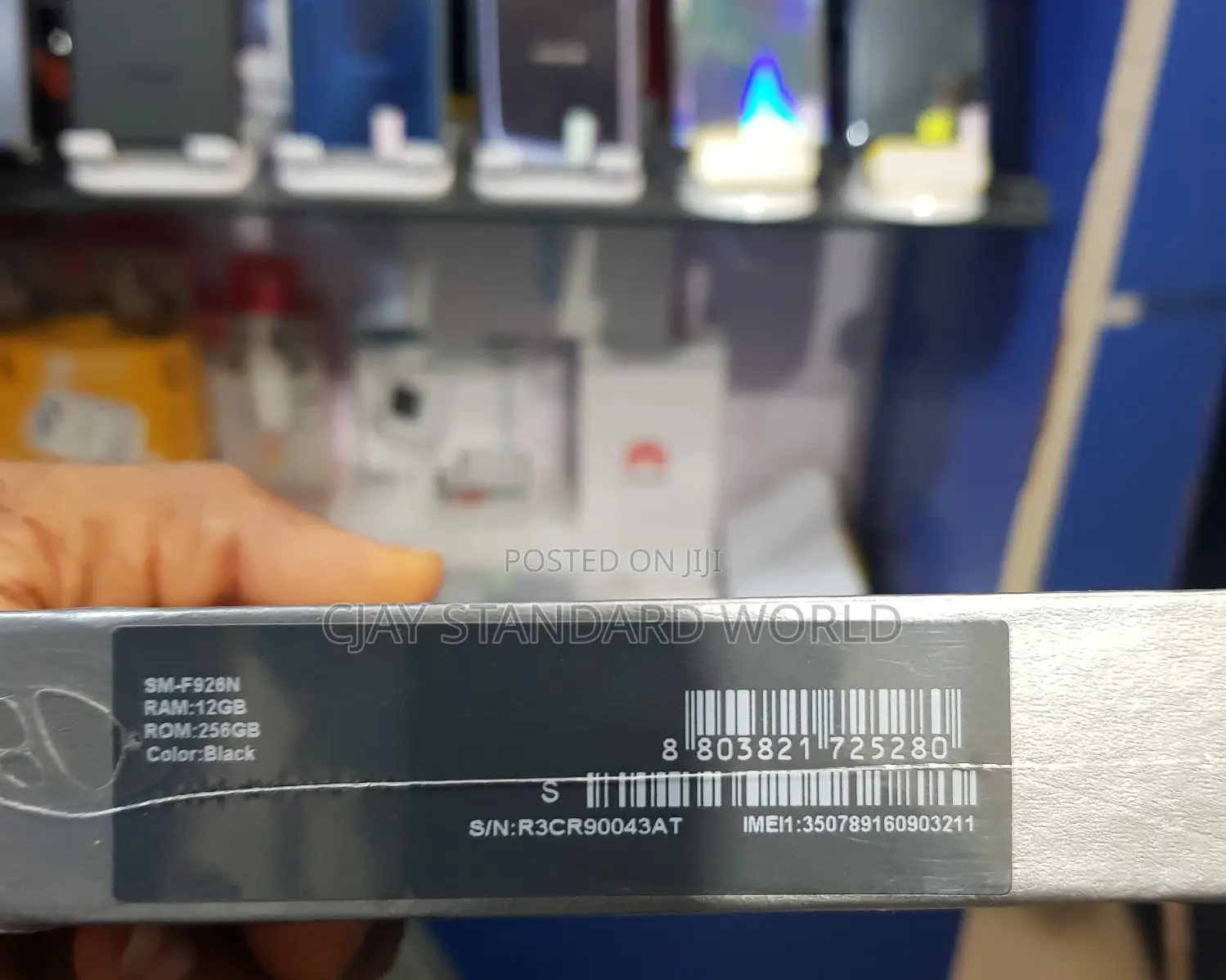 New Samsung Galaxy Z Fold 3 256 GB Black