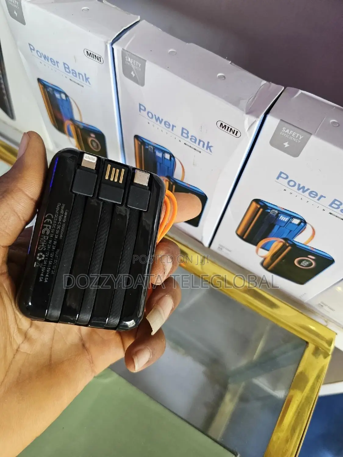 Super-Fast 66W Power Bank, 15,000mah Portable Powerbank