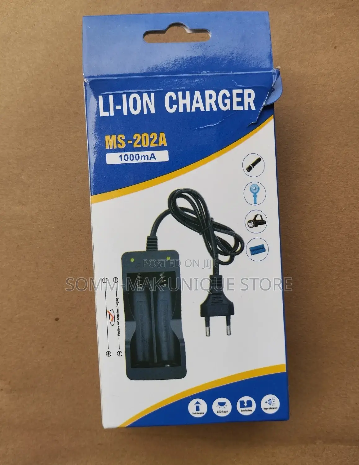 2slots Universary Battery Charger 18650 Li-Ion Battery