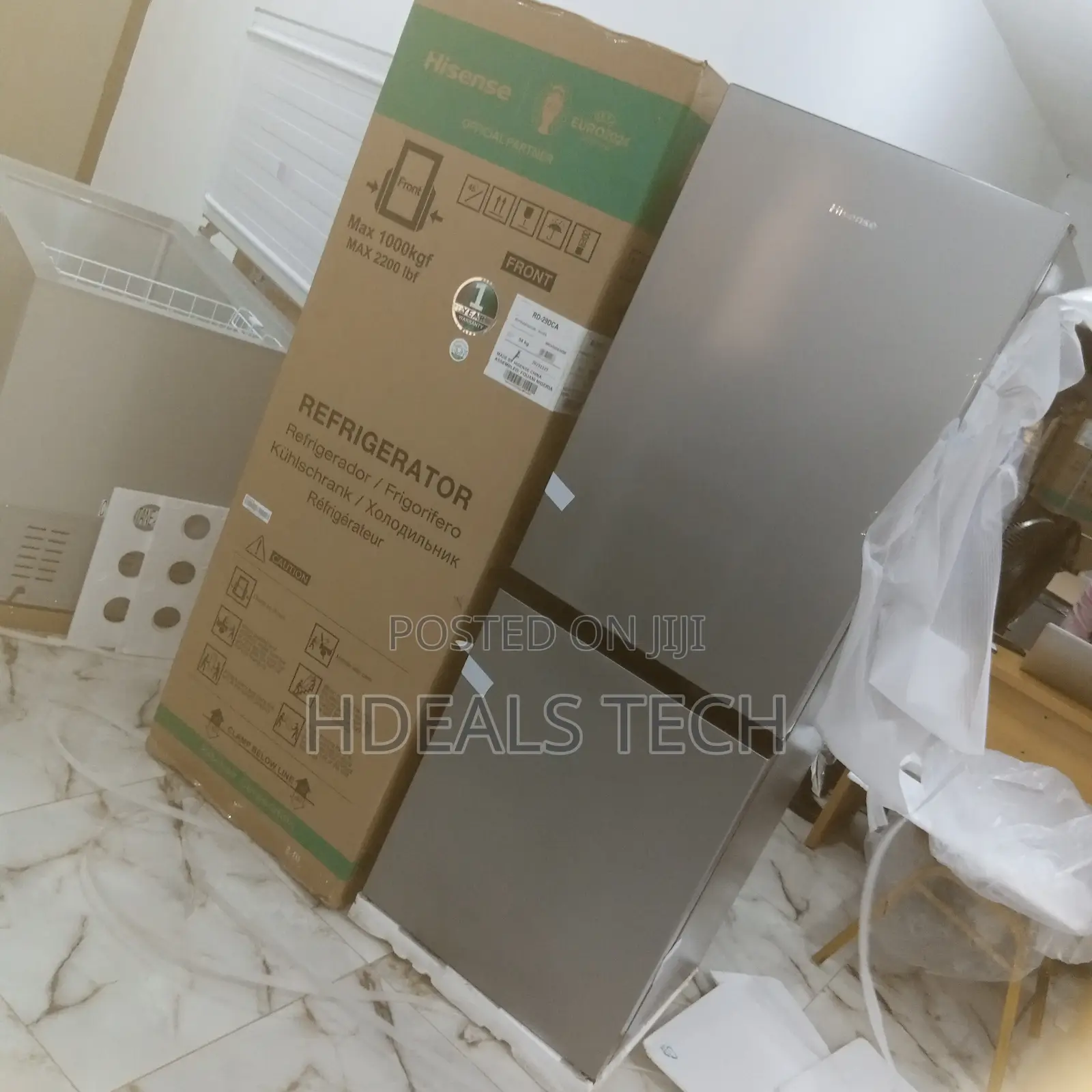 Brand New Hisence Refrigerator 225L.