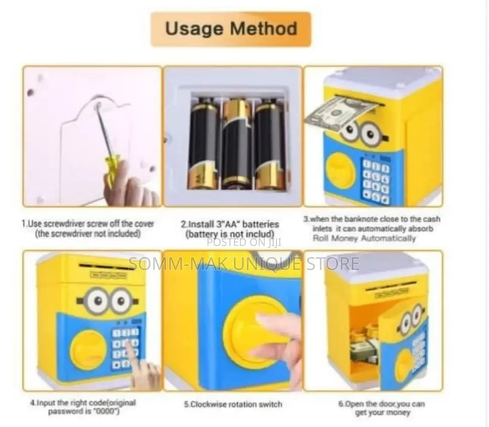 Children's Electronic Safe Piggy Bank Box