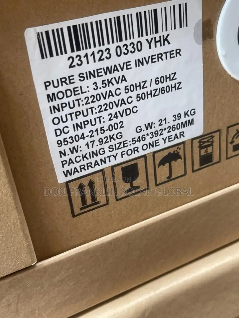 3.5kva/24v Yohako Pure Sine Wave None Hybrid Inverter