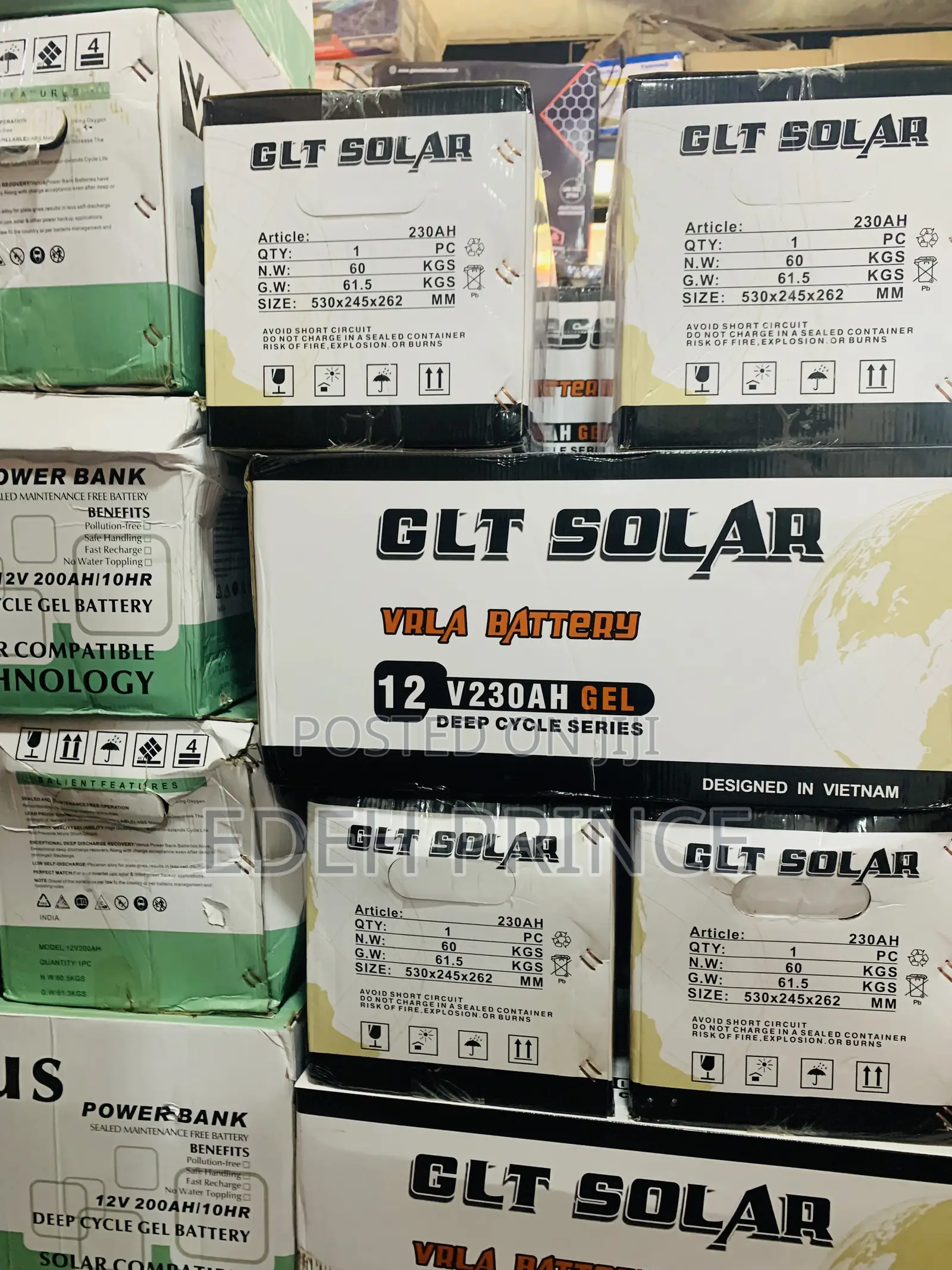 220ah GLT Solar Batteries