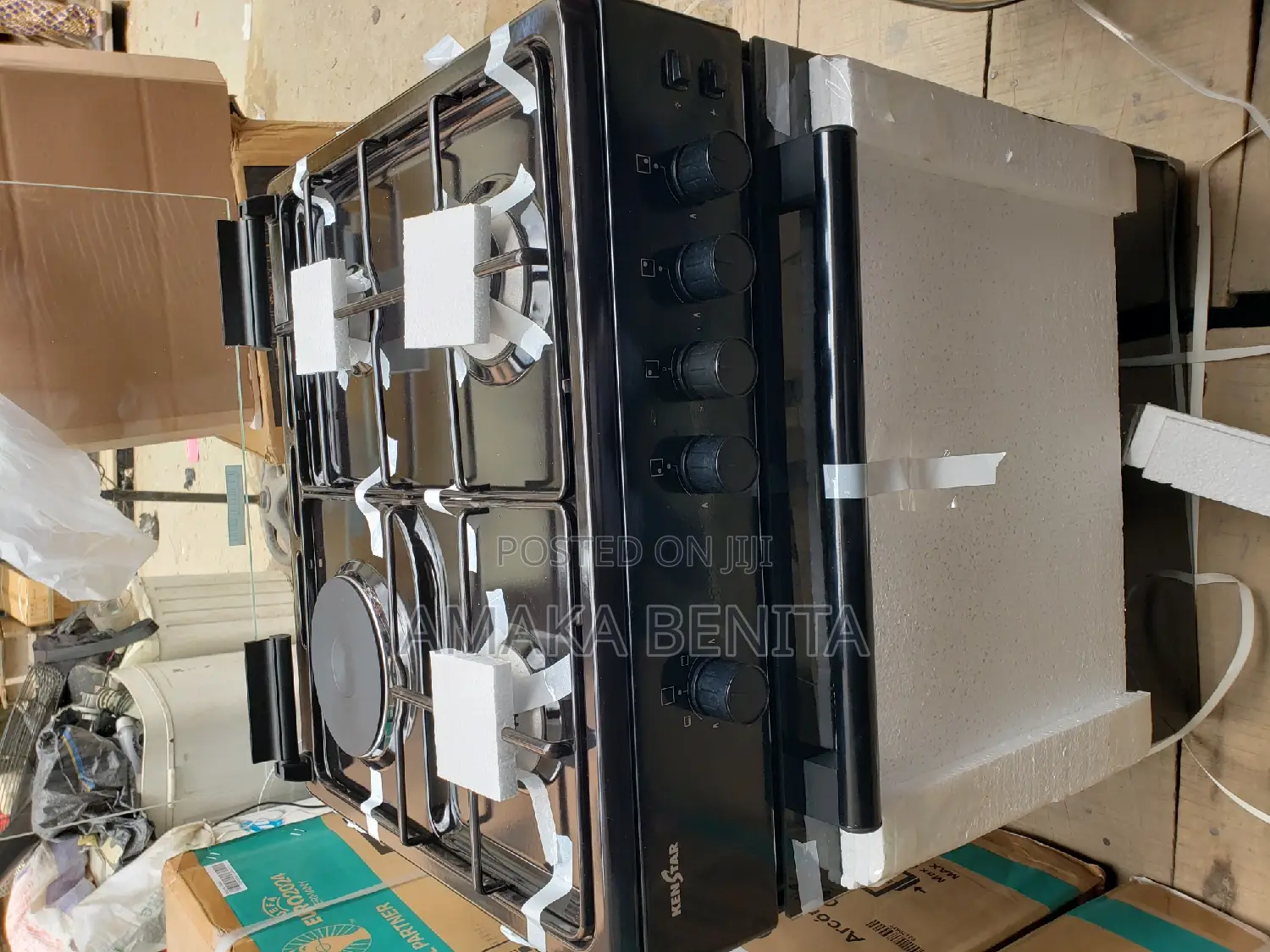 Kenstar Stand Gas 60 × 60[3 Gas Burner $1 Electric Cooker]