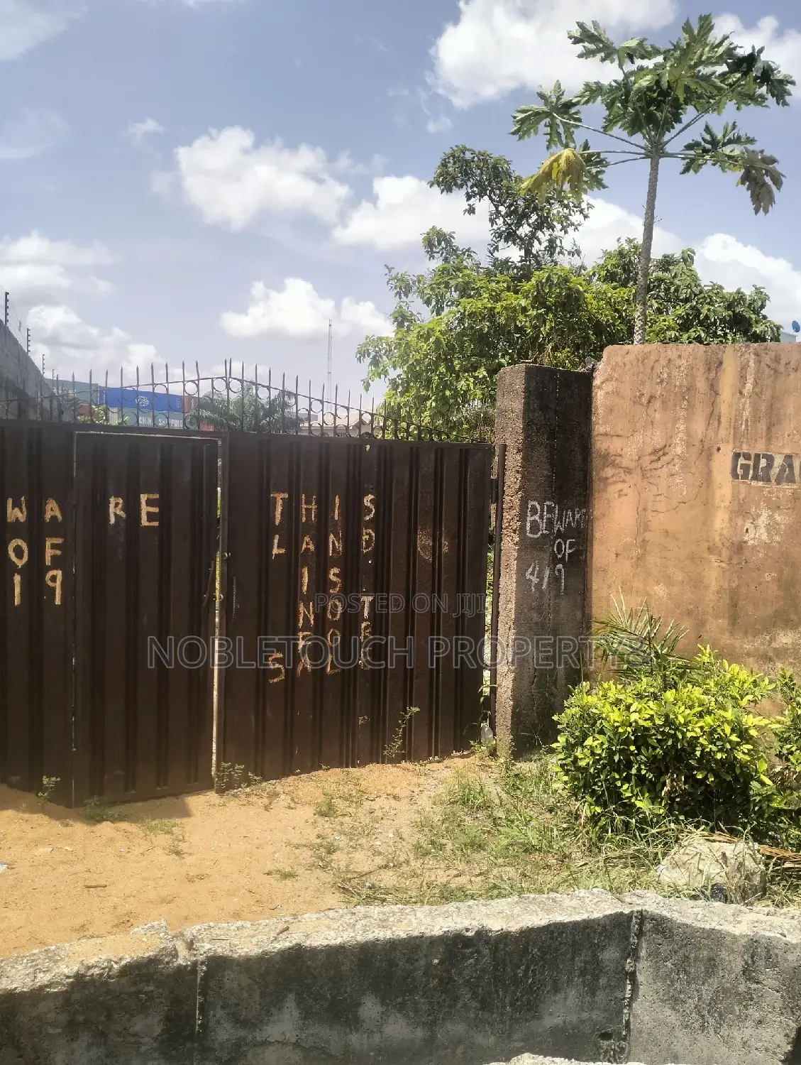 A Full Plot With Irregular Shape at Amuwo Odofin