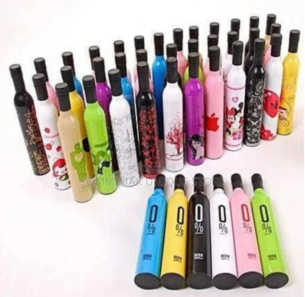 Wine Bottle/ Rose Shaped Umbrella