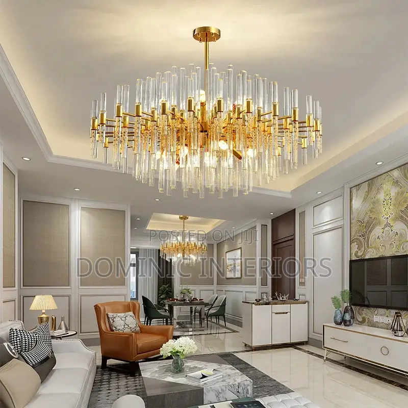 Modern Water Pipe Fireworks Ceiling Chandelier