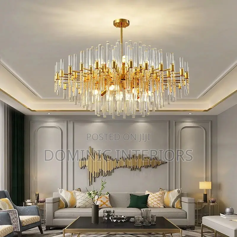 Modern Water Pipe Fireworks Ceiling Chandelier