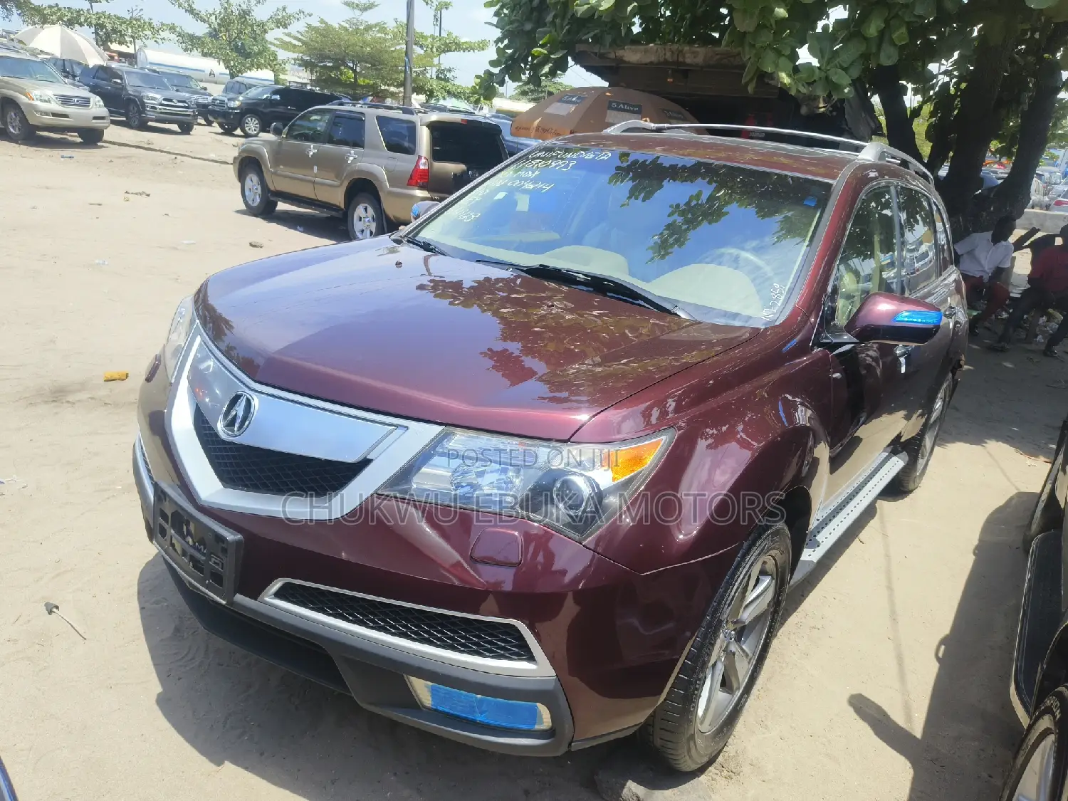 Acura MDX Technology Package SUV AWD (3.7L 6cyl 6A) 2010 Red