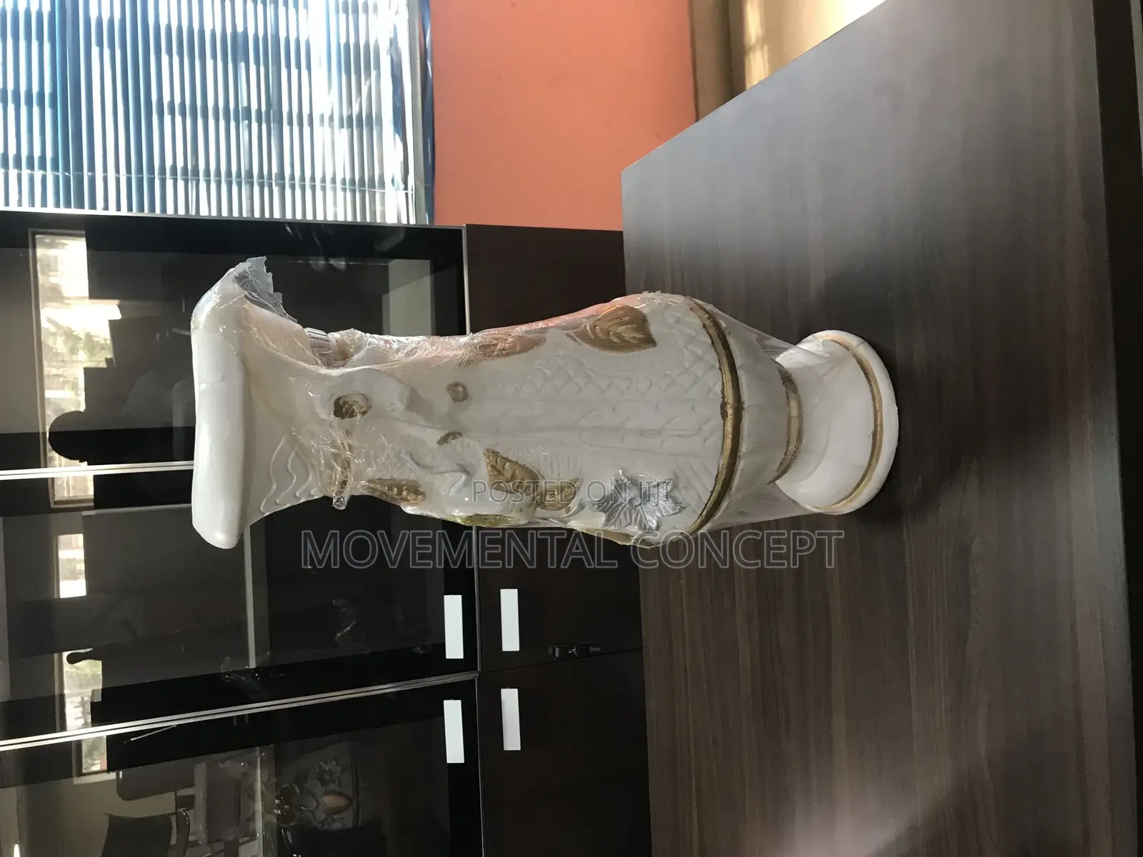 Turkish White Flower Vase