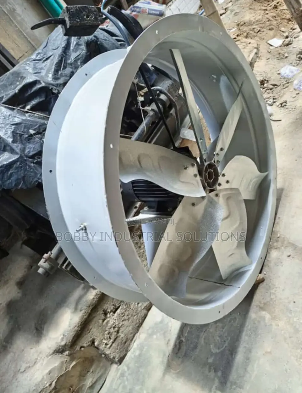 Heavy Duty Big Industrial Extractor Fan Iron Blade Flaktwood