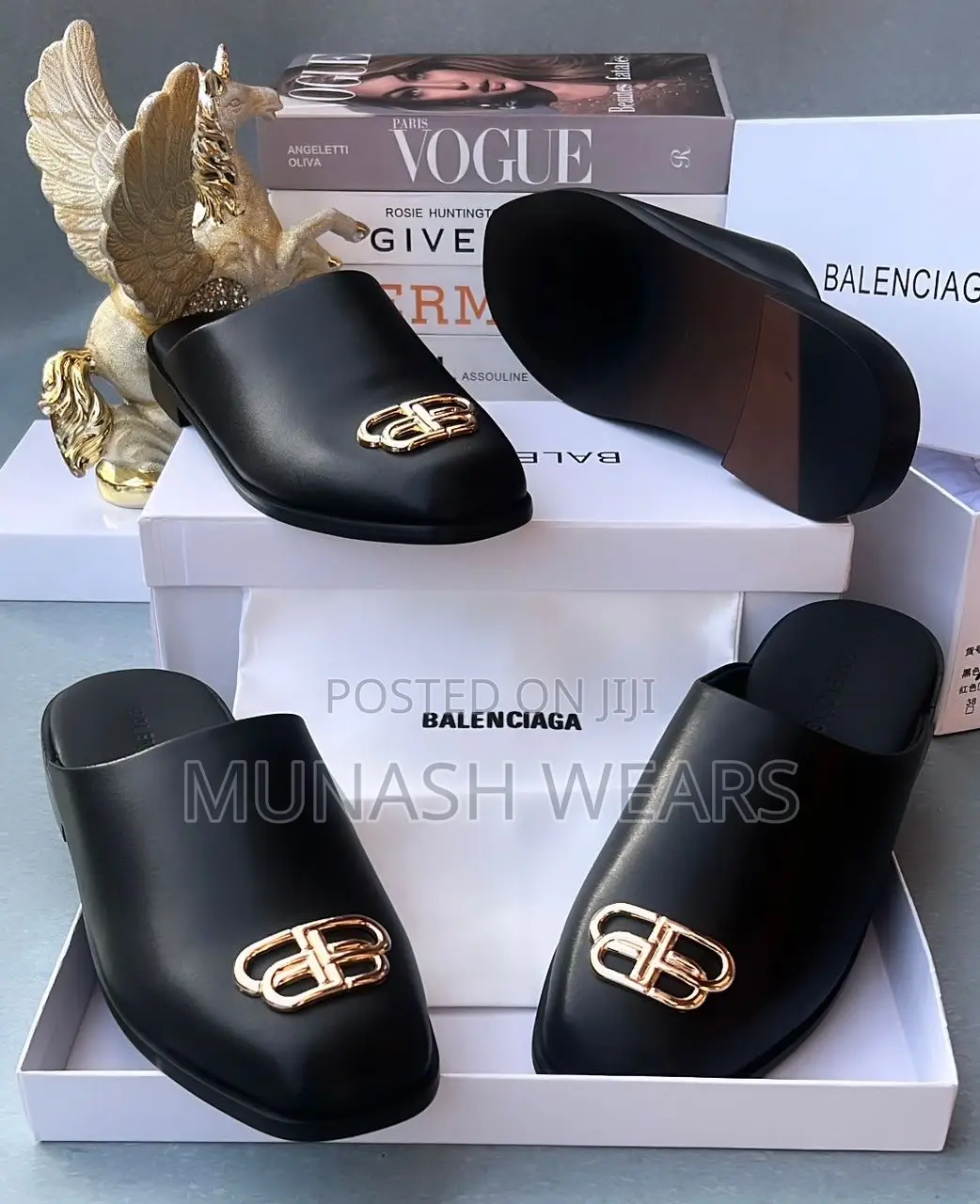 Balenciaga Leather Half Shoe