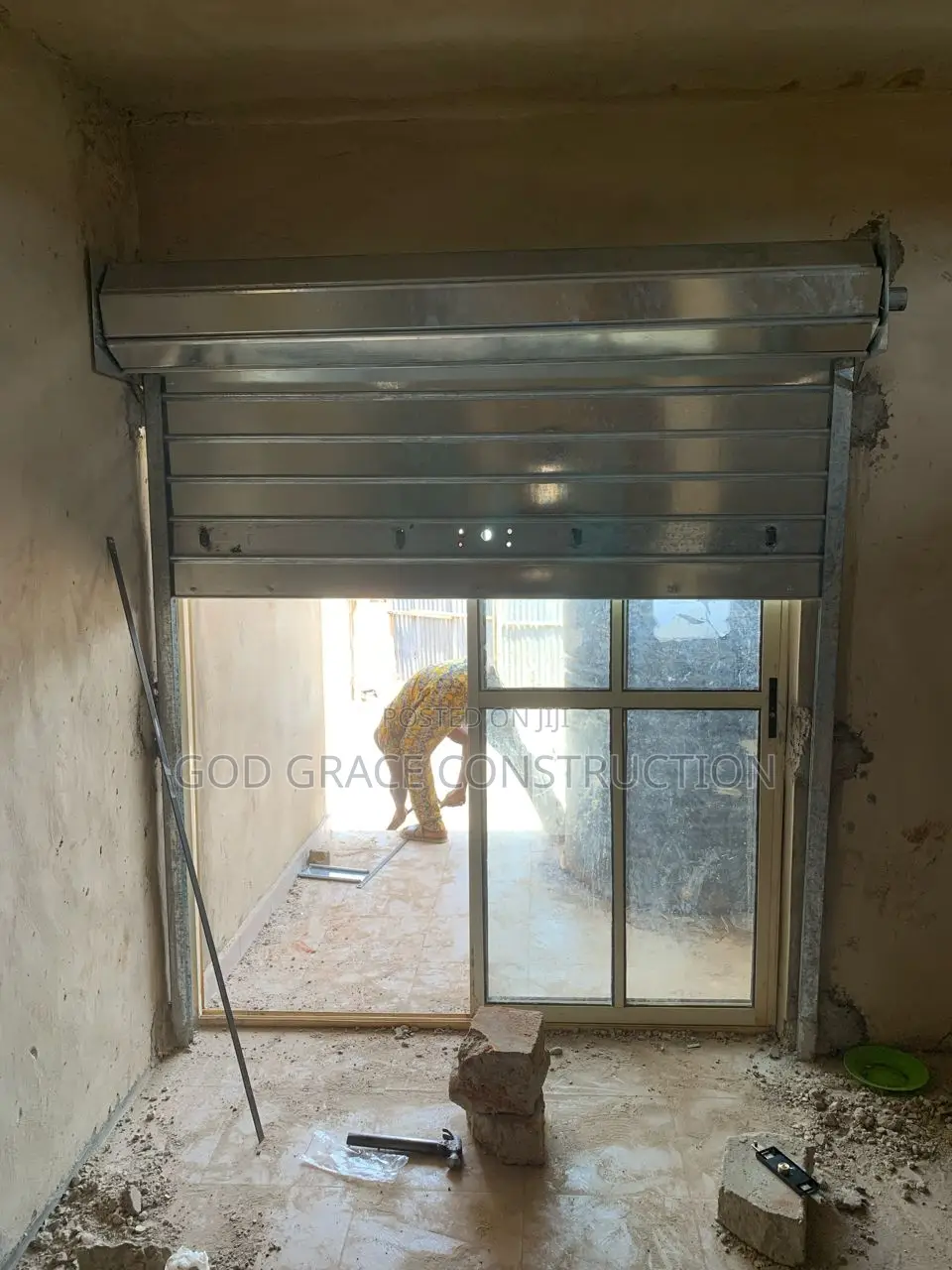 Roller Shutter Door Cover Plate.