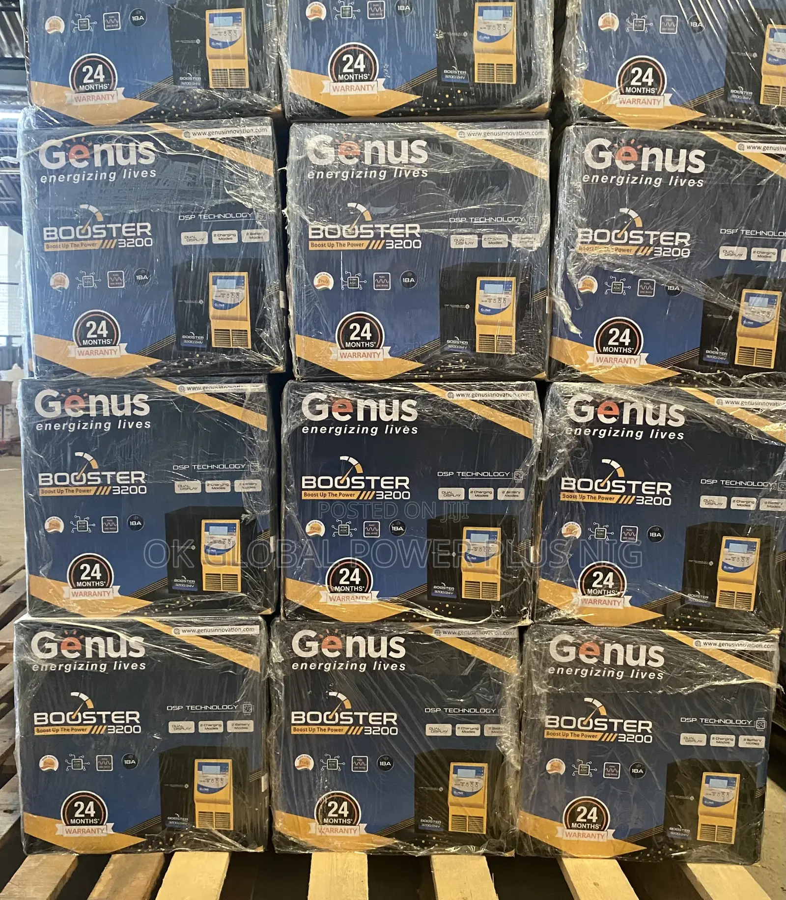 Genus Booster 3.2kva/24v Heiwa LCD Inverter