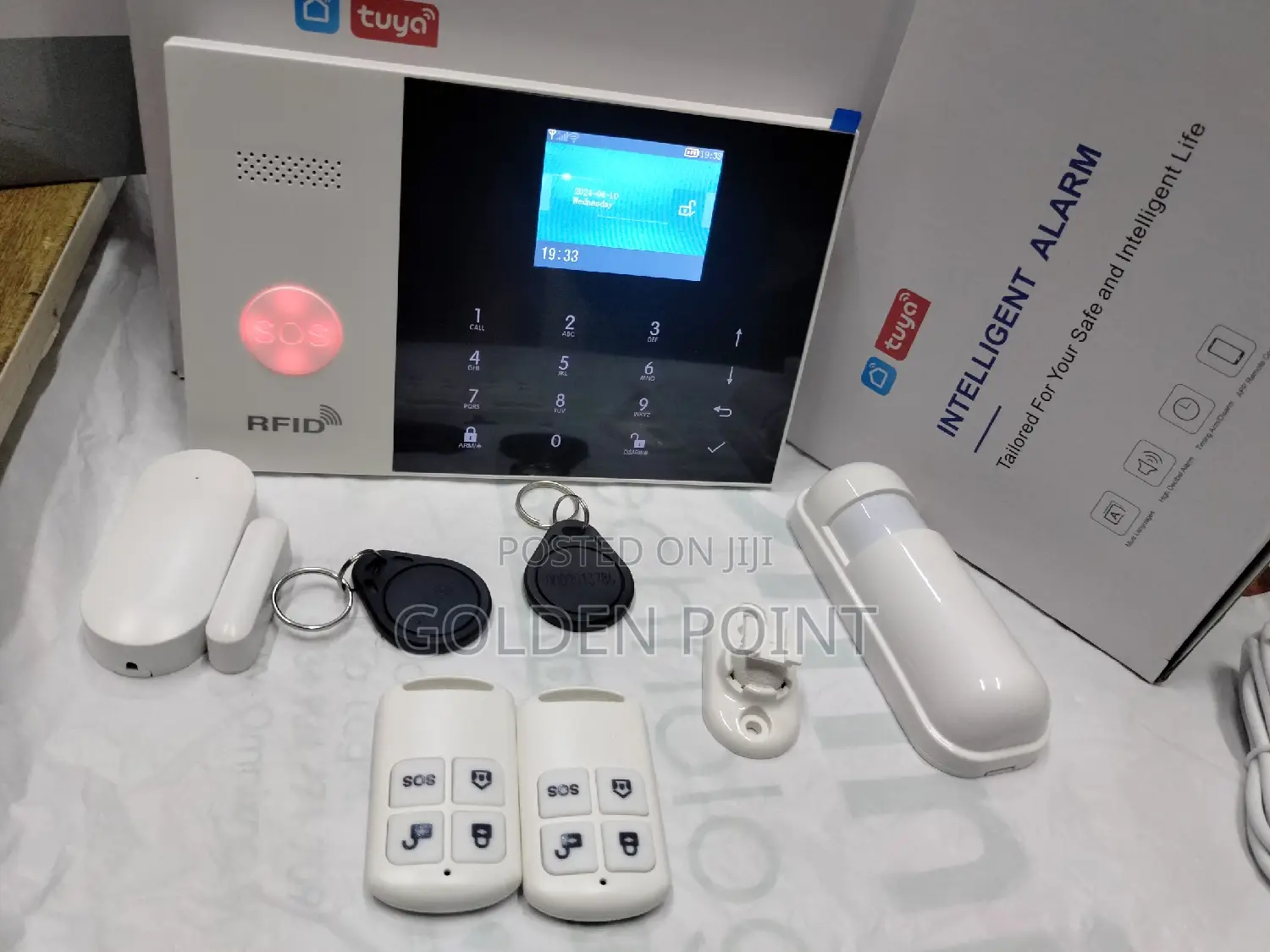 Tuya Smart App GSM/4g Lte + Wi-Fi Wireless Home Alarm G107