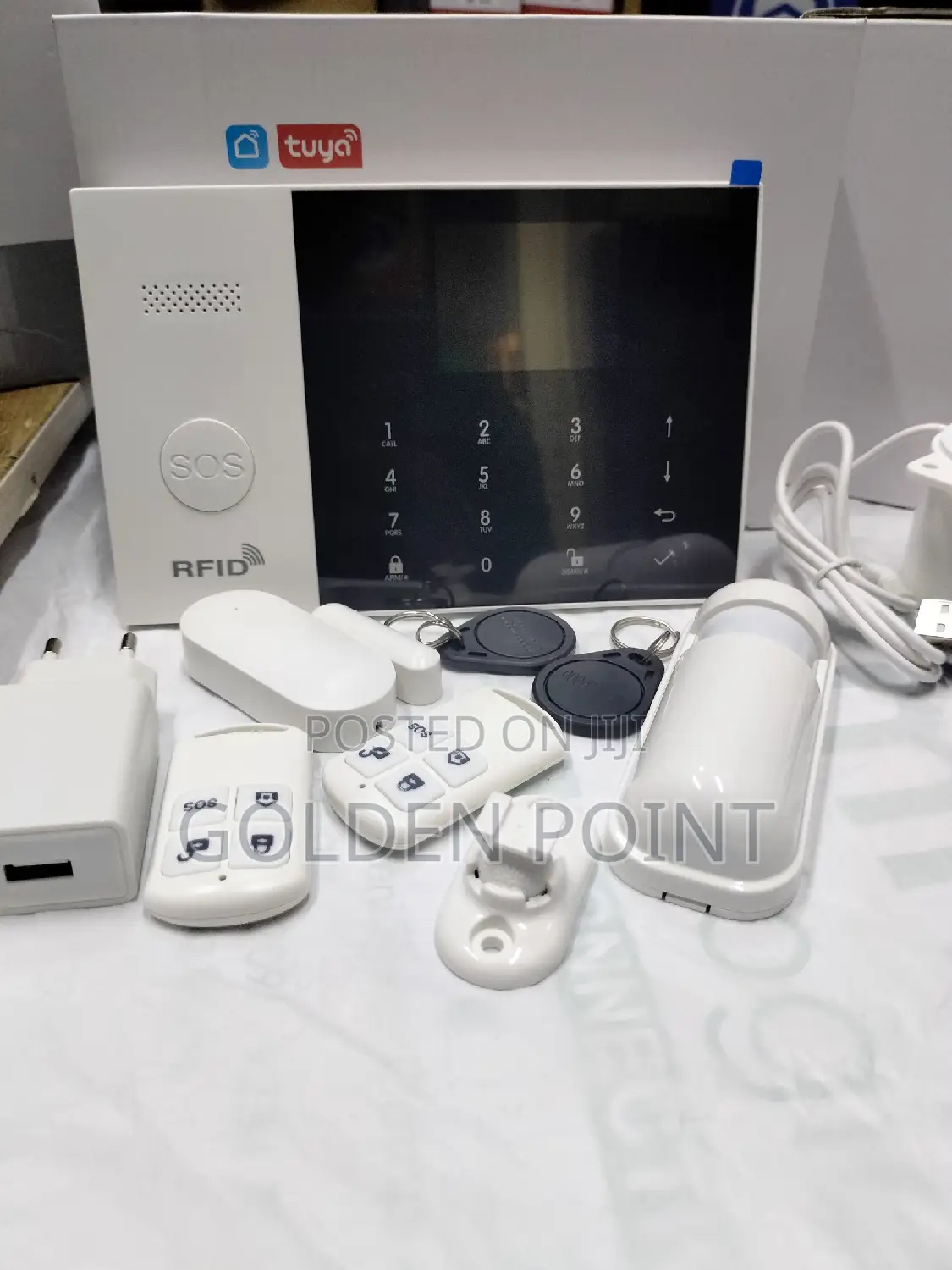 Tuya Smart App GSM/4g Lte + Wi-Fi Wireless Home Alarm G107