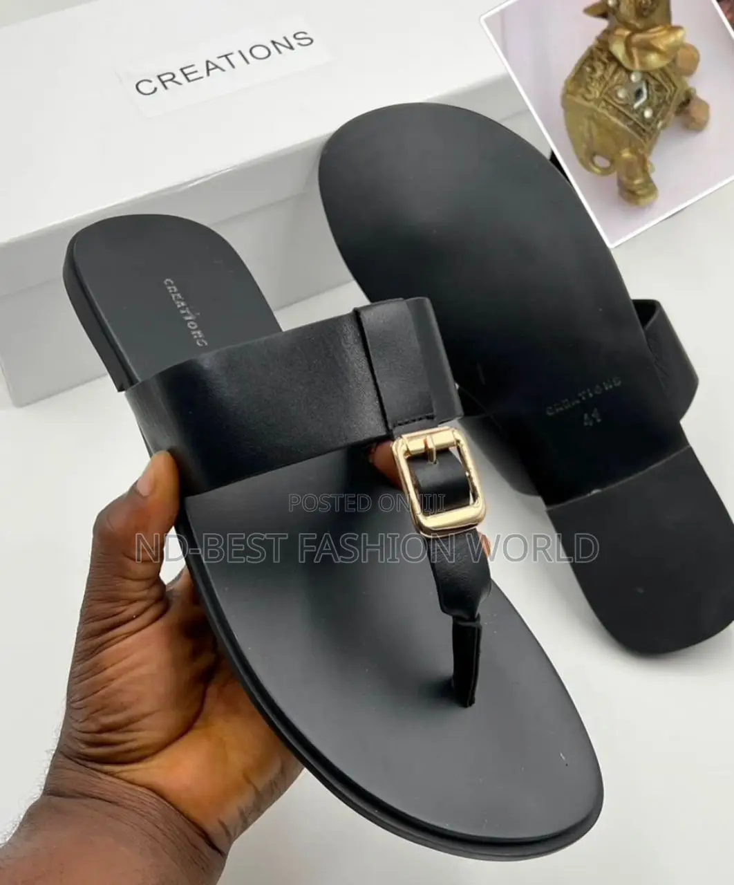 Pure Leather Slippers