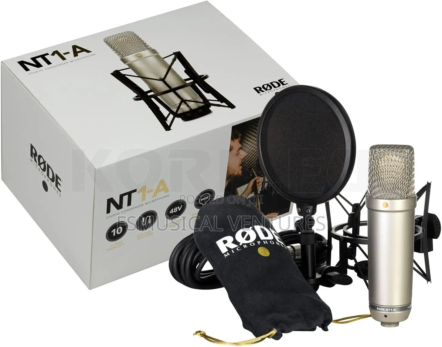 Rode Nt1-a Large-Diaphragm Condenser Studio Microphone
