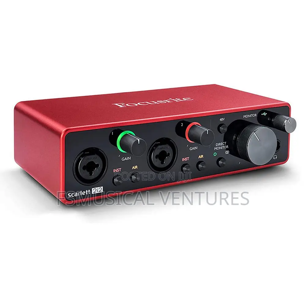 Focusrite Scarlett 2i2 Third Generation 2 in 2 Out USB Audio